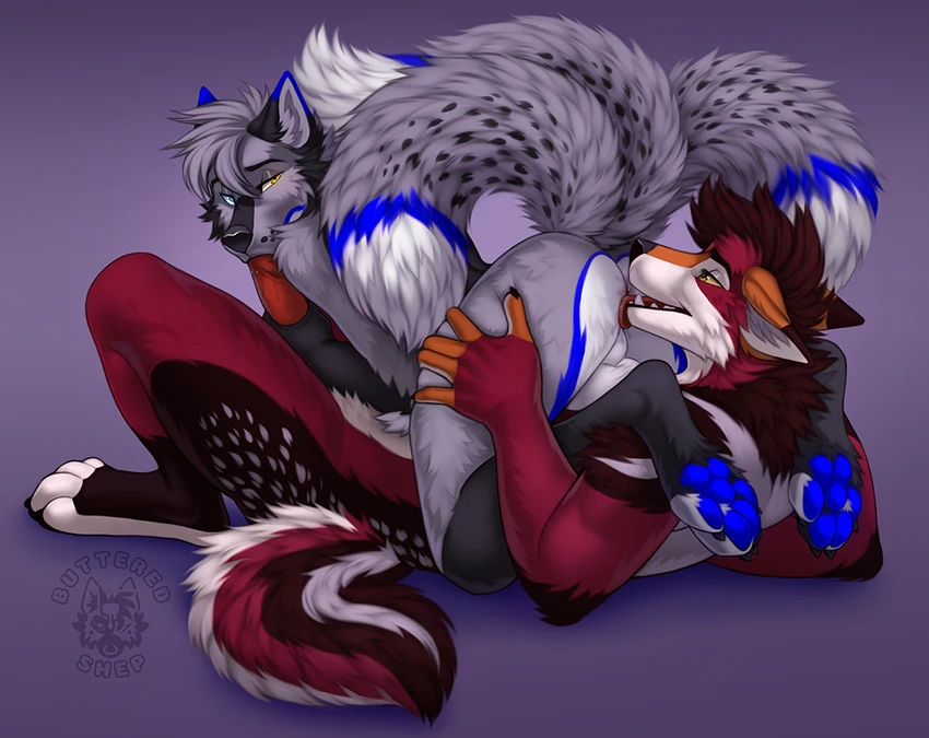 kuro and puck created by butteredshep