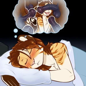 1_male 2021 6+_males animal_genitalia animal_penis anklav anthro anthro/anthro balls black_balls black_penis black_tail blush brown_body brown_ears brown_fur brown_hair brown_tail dipstick_tail dlw dreaming equine_genitalia equine_penis erection felid fur genitals group group_sex hair highlights_(coloring) male male/male mammal markings masculine multicolored_body multicolored_ears multicolored_fur multicolored_tail multiple_males pantherine penis pink_nose sex sleeping solo solo_focus striped_body striped_fur stripes tail tail_markings thought_bubble tiger two_tone_ears white_body white_ears white_fur white_highlights white_tail yellow_body yellow_fur