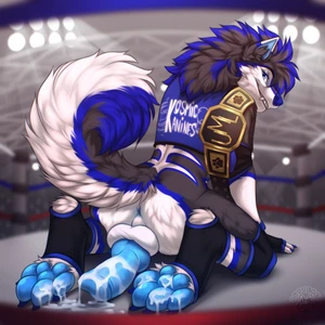 1_male 2024 animal_genitalia animal_penis anthro anus backsack balls black_ears black_hair black_tail blue_anus blue_ears blue_eyes blue_hair blue_nose blue_pawpads blue_penis blue_tail butteredshep canid canine_genitalia canine_penis canis cum cum_on_paws cum_on_penis curled_tail dipstick_ears domestic_dog erection fur genital_fluids genitals hair hi_res husky knot knotted_penis looking_at_viewer looking_back looking_back_at_viewer male mammal masculine multicolored_body multicolored_ears multicolored_fur multicolored_hair multicolored_tail pawpads paws penis rear_view solo tail two_tone_hair white_balls white_ears white_tail