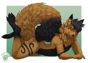 1_male 2024 anthro black_body black_ears black_fur black_hair black_pawpads black_tail butteredshep canid dipstick_ears dipstick_tail fox fur green_eyes hair hi_res looking_at_viewer male mammal markings masculine monotone_hair multicolored_body multicolored_ears multicolored_fur multicolored_tail orange_body orange_ears orange_fur orange_tail pawpads paws socks_(marking) solo tahssi tail tail_markings two_tone_body two_tone_ears two_tone_fur two_tone_tail