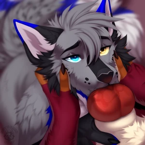 2023 2_males animal_genitalia anthro anthro/anthro black_ears black_nose blue_body blue_ears blue_eyes blue_fur blue_tail butteredshep canid dipstick_ears dipstick_tail erection fingerless_(marking) fingerless_gloves_(marking) fox fur genitals gloves_(marking) grey_body grey_fur grey_hair grey_tail hair hi_res jackal knot knotted_penis kuro_(kurodasilverfox) male male/male mammal markings masculine monotone_hair multi_tail multicolored_body multicolored_ears multicolored_fur multiple_males oral oral_penetration orange_body orange_fur penetration penis penis_in_mouth puck_(character) red_body red_fur sex sheath solo tail tail_markings two_tone_ears white_body white_fur white_sheath white_tail yellow_eyes