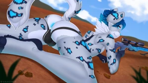 1_male 2021 anthro archon_eclipse ass black_body black_bottomwear black_clothing black_ears black_fur black_jockstrap black_tail black_underwear blue_body blue_ears blue_eyes blue_fur blue_hair blue_tail bottomwear bottomwear_only bulge bulge_from_behind clothed clothing felid femboy feminine fur grey_body grey_ears grey_fur grey_tail hair hi_res jockstrap jockstrap_only looking_at_viewer looking_back looking_back_at_viewer male mammal markings monotone_hair multicolored_body multicolored_ears multicolored_fur multicolored_tail pantherine psd_export rear_view snow_leopard solo spots spotted_body spotted_ears spotted_fur spotted_tail tail topless underwear underwear_only valkoinen watermark white_body white_fur white_tail