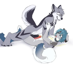 2018 2_males animal_genitalia animal_penis anthro anthro/anthro australian_shepherd black_ears black_nose black_pawpads black_penis blue_body blue_eyes blue_fur blue_hair blue_nose blue_pawpads blue_tail canid canine_genitalia canine_penis canis curled_tail dipstick_ears domestic_dog duo floppy_ears frottage fur genital_fluids genitals grey_body grey_ears grey_fur grey_nose grey_pawpads grey_tail hair jailbird knot knotted_penis male male/male mammal masculine monotone_hair multicolored_body multicolored_ears multicolored_fur multicolored_tail multiple_males pawpads paws peeing peeing_on_another penile penis penis_piercing piercing rileymutt sex silverfox068 surprised tail two_tone_ears urine urine_on_chest watersports white_body white_fur white_tail wolf
