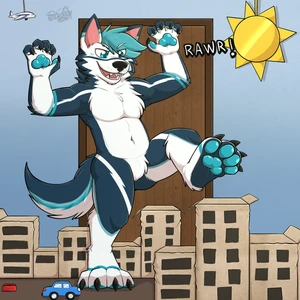 1_male 2025 absurd_res anthro black_body black_ears black_fur black_nose black_tail blue_body blue_ears blue_eyes blue_fur blue_hair blue_pawpads blue_tail canid canis dipstick_ears freki_(kuro_boi) fur gaokun hair hi_res male mammal masculine monotone_hair multicolored_body multicolored_ears multicolored_fur multicolored_tail open_mouth pawpads paws solo tail werewolf white_body white_ears white_fur white_tail wolf